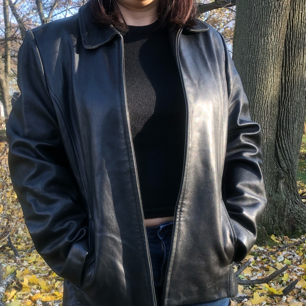 Leather jacket